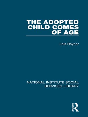 cover image of The Adopted Child Comes of Age